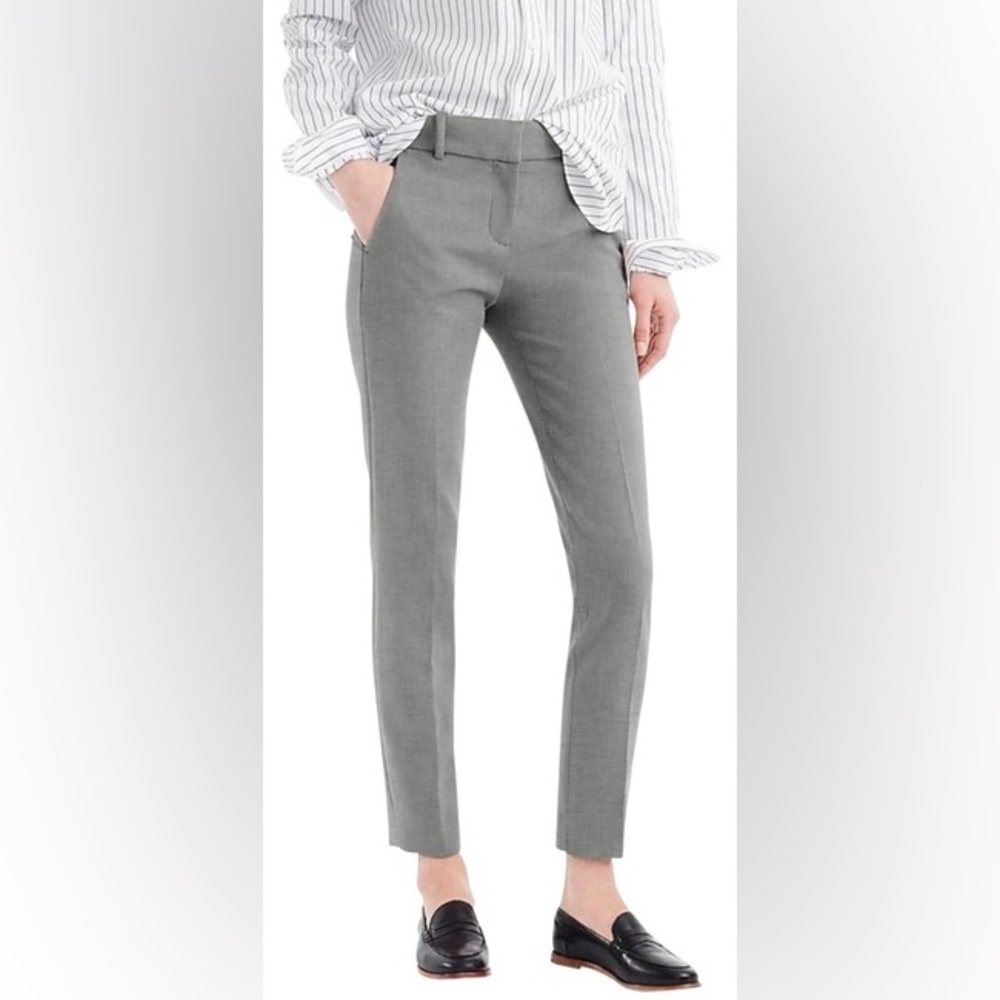 J CREW Gray Cameron Crop Pant